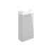  Pilton 410mm Floor Standing Vanity Unit and WC pack Gloss Grey